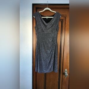 Ralph Lauren Sparkly Faux  Wrap Style Women's Dress Size 12